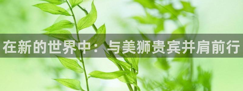 壹号娱乐登陆：在新的世界中：与美狮贵宾并肩前行